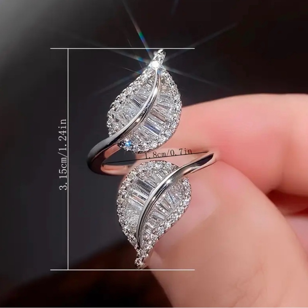 Copper Gorgeous Style Ring With Leaf Opening - image 6